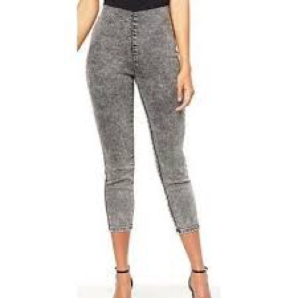 G by Giuliana retro slim cropped hide and chic pants